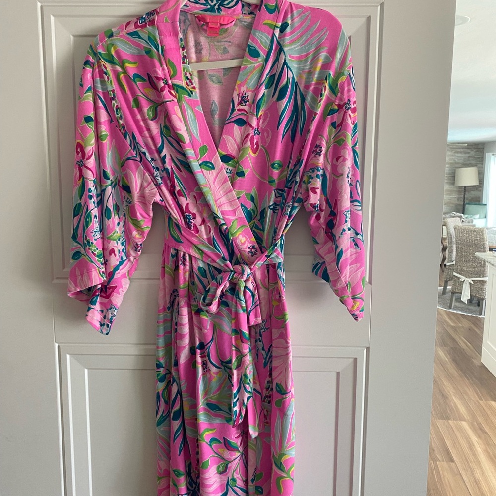 Lilly Pulitzer Pink and Blue Floral Apparel